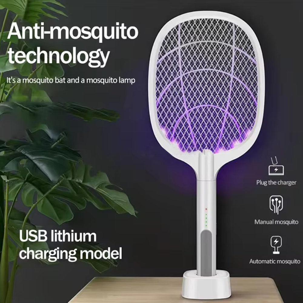 Electric Shock Folding Electric Mosquito Swatter – Smart, Portable, and Effective