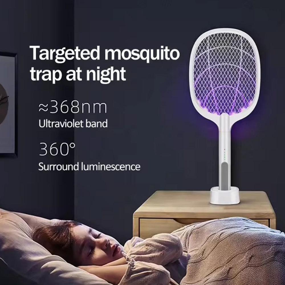 Electric Shock Folding Electric Mosquito Swatter – Smart, Portable, and Effective